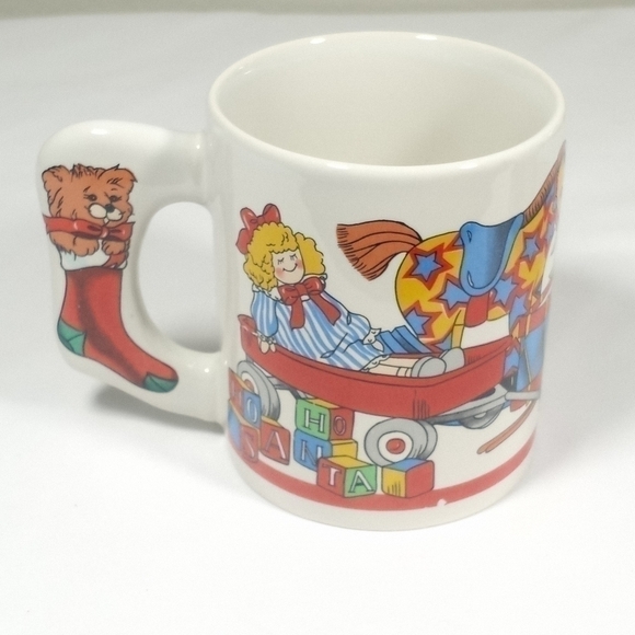Alco Other - ALCCO Fancy Handle Vintage Holiday Coffee Mug Hot Chocolate Mug Fancy Handle